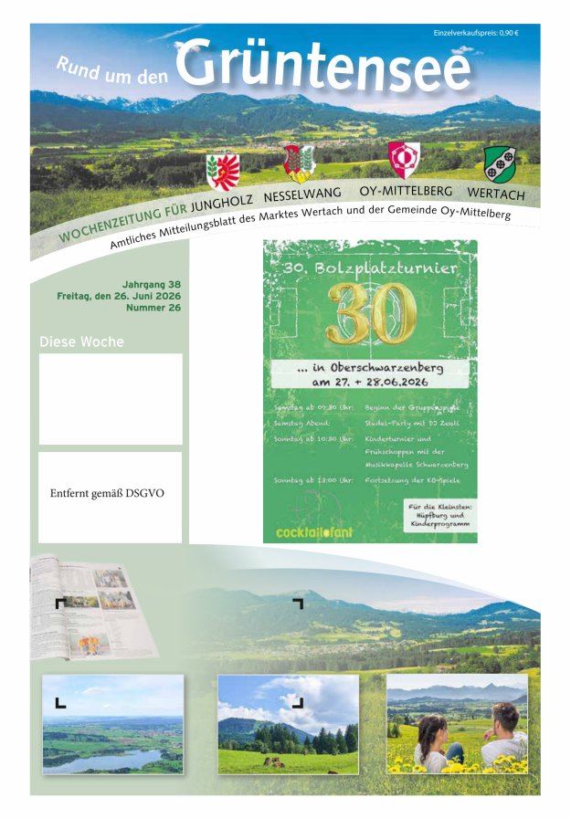 Rund um den Grüntensee Titelblatt 26/2026