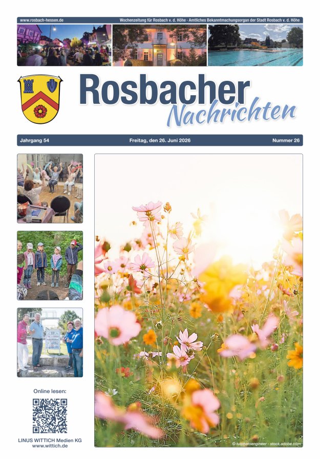Rosbacher Nachrichten Titelblatt 26/2026