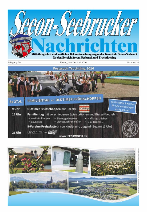 Seeon-Seebrucker Nachrichten Titelblatt 26/2026