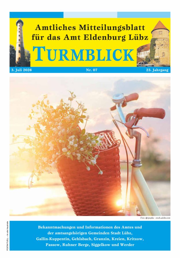 Turmblick Titelblatt 07/2026