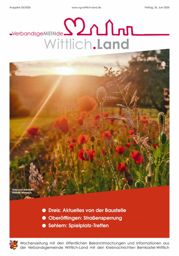 Mein Wittlich.Land Titelblatt 26/2026