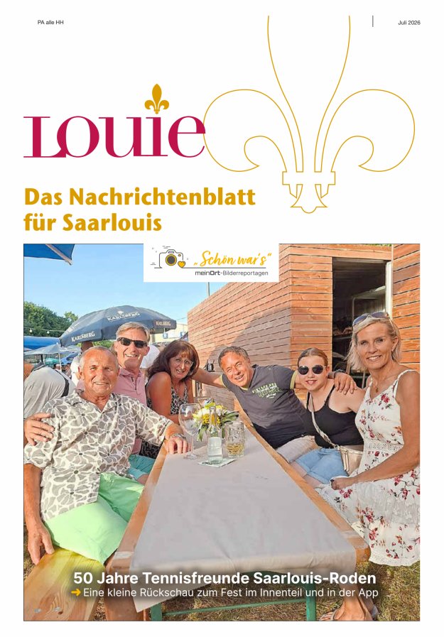 Louie - Nachrichtenblatt für Saarlouis Titelblatt 07/2026