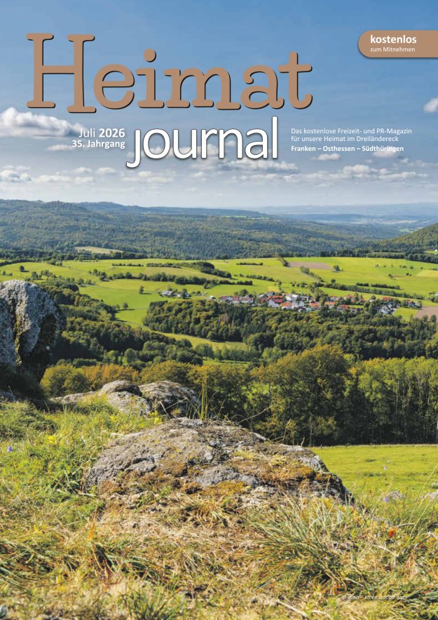 "Heimatjournal" im Dreiländereck Franken-Osthessen-Südthüringen Titelblatt 06/2026