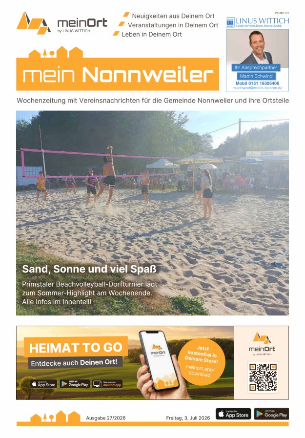 mein Nonnweiler Titelblatt 27/2026