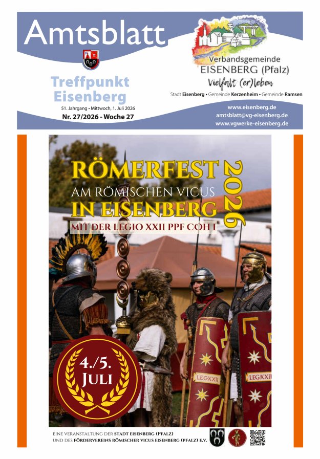 Treffpunkt Eisenberg Titelblatt 27/2026