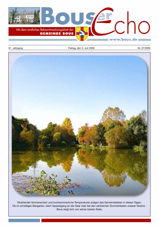 Bouser Echo Titelblatt 27/2026