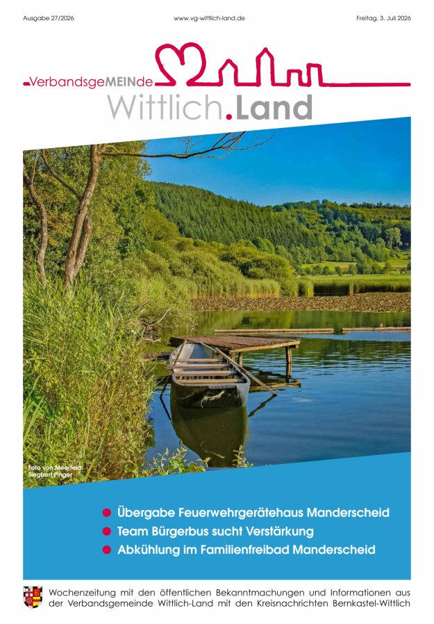 Mein Wittlich.Land Titelblatt 27/2026