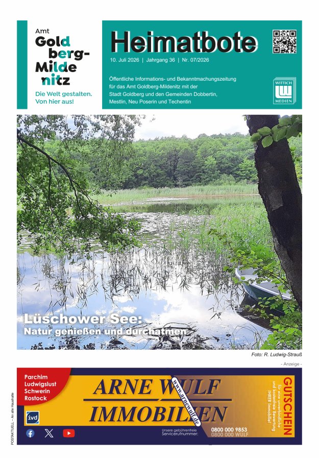 Heimatbote Titelblatt 07/2026