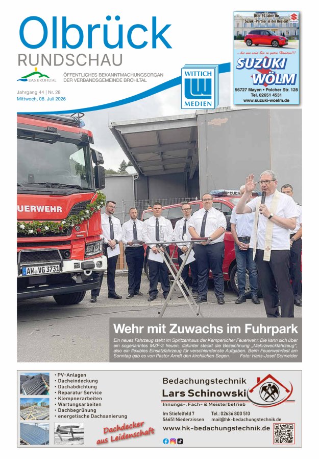 Olbrück Rundschau Titelblatt 28/2026