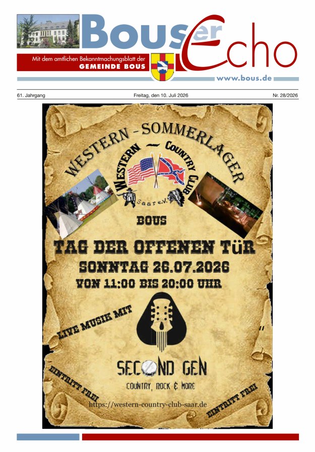 Bouser Echo Titelblatt 28/2026