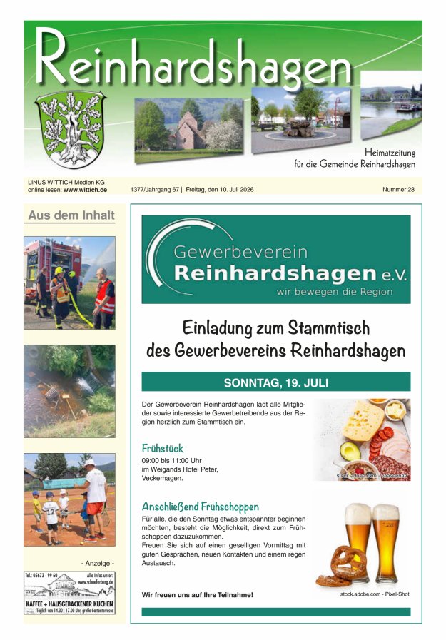 Unser Blättchen Titelblatt 28/2026