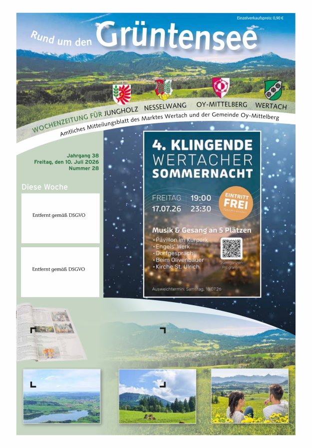 Rund um den Grüntensee Titelblatt 28/2026