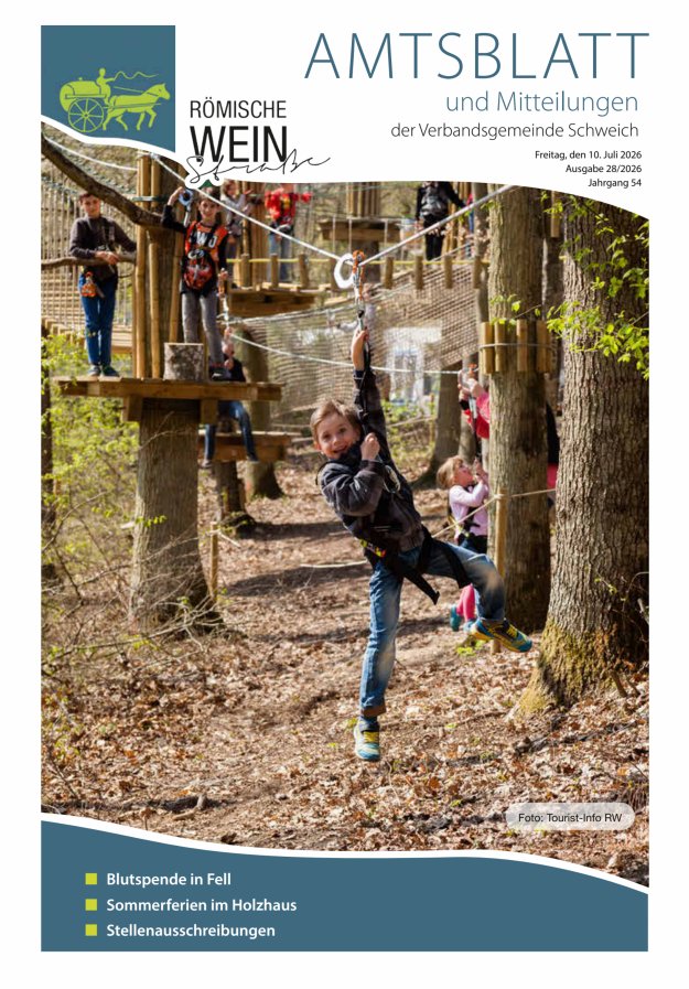 Amtsblatt VG Schweich Titelblatt 28/2026