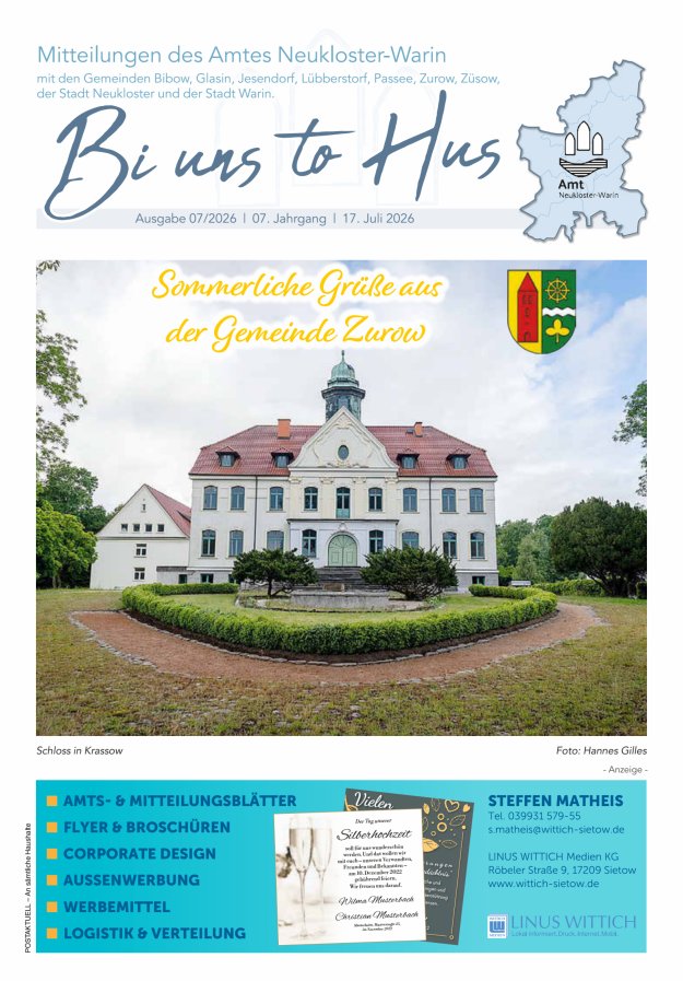 Bi uns to Hus Titelblatt 07/2026