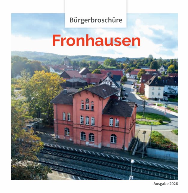 Broschüre Fronhausen Titelblatt 01/2026