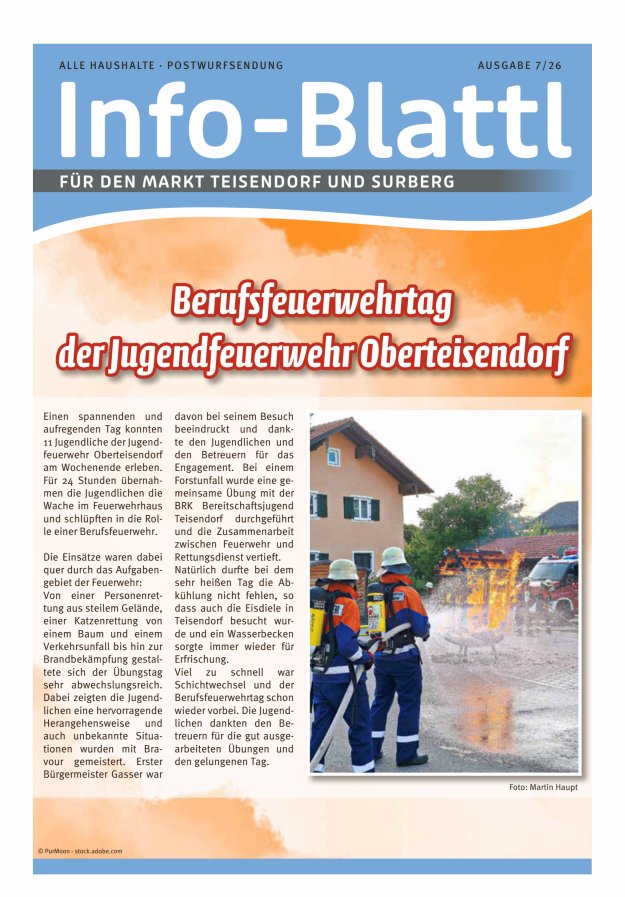 Infoblattl Teisendorf Titelblatt 07/2026
