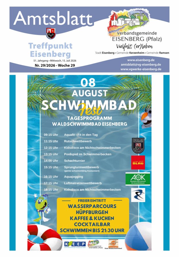 Treffpunkt Eisenberg Titelblatt 29/2026