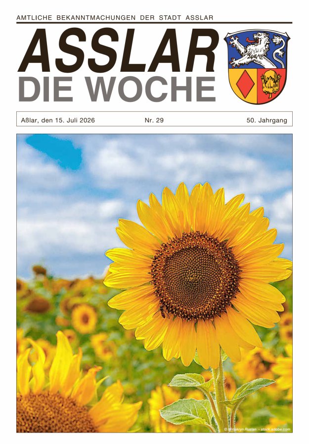 Asslar - Die Woche Titelblatt 29/2026