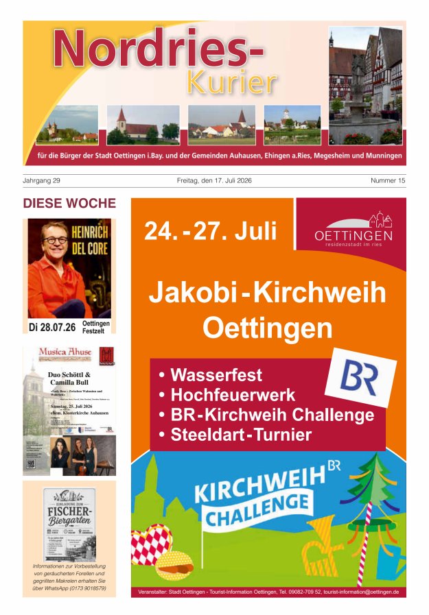 NordRies-Kurier Titelblatt 15/2026