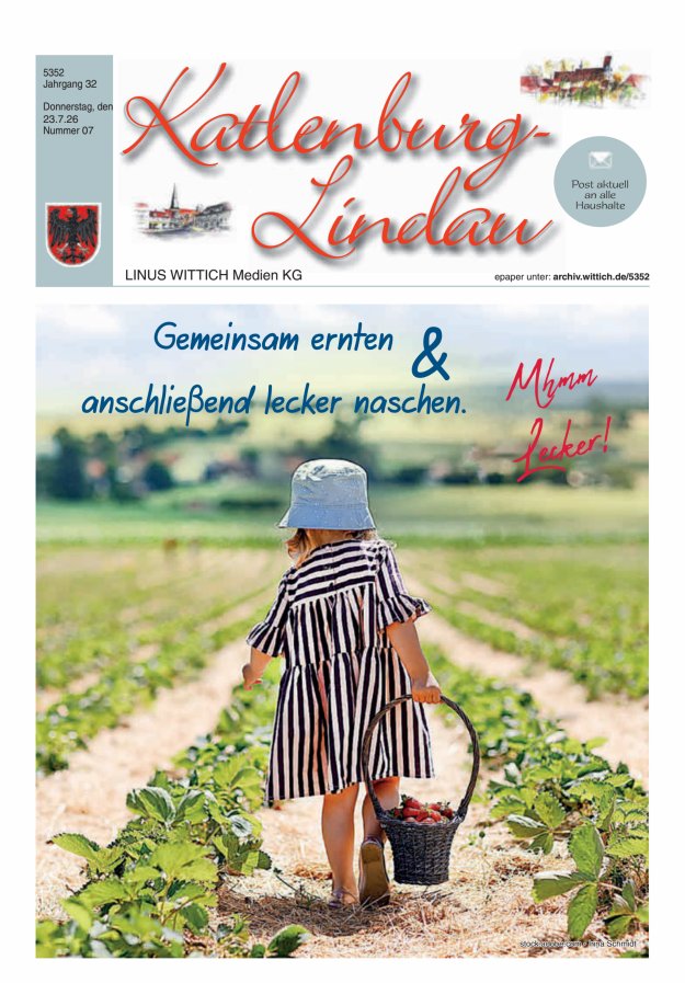 Blickpunkt Katlenburg Lindau Titelblatt 07/2026