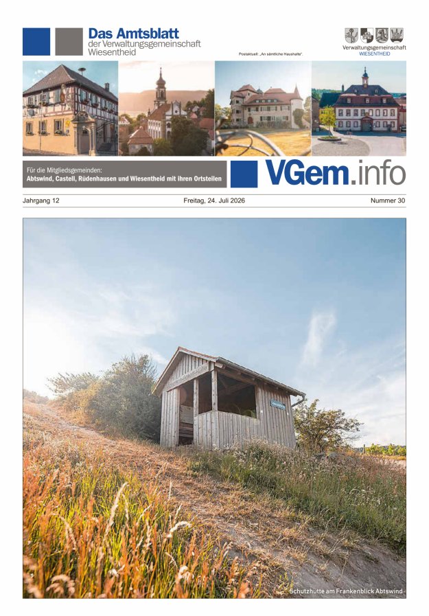 Wiesentheid Titelblatt 30/2026