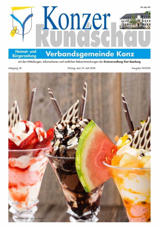 Konzer Rundschau Titelblatt 30/2026