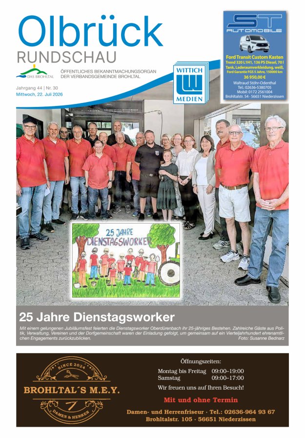 Olbrück Rundschau Titelblatt 30/2026