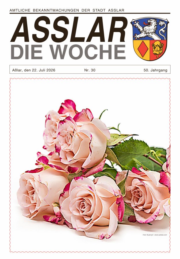 Asslar - Die Woche Titelblatt 30/2026