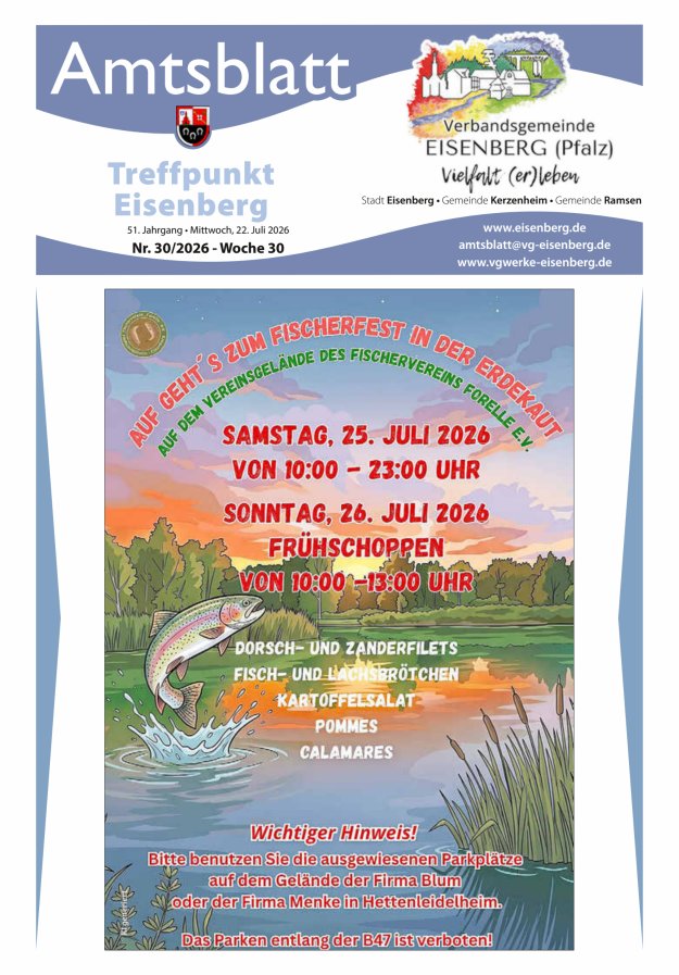 Treffpunkt Eisenberg Titelblatt 30/2026