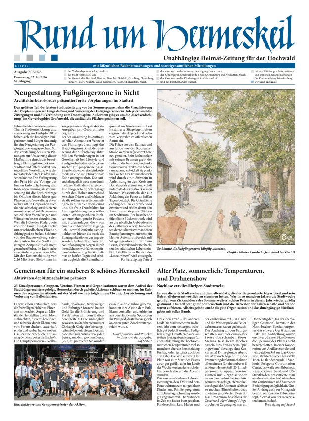 Rund um Hermeskeil Titelblatt 30/2026