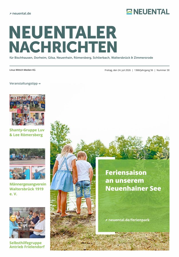 Neuentaler Nachrichten Titelblatt 30/2026