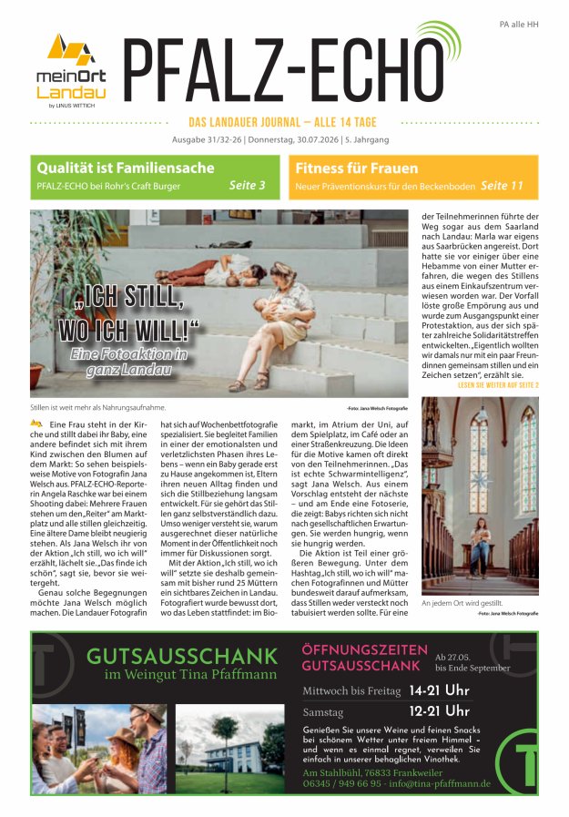 Pfalz-Echo Titelblatt 17/2026