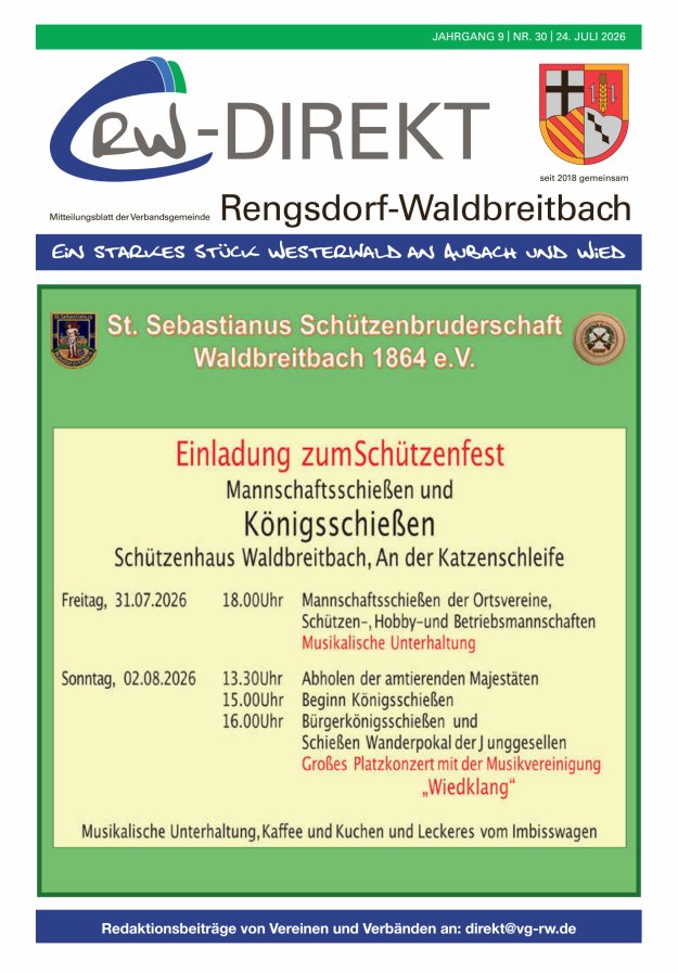RW-Direkt Titelblatt 30/2026