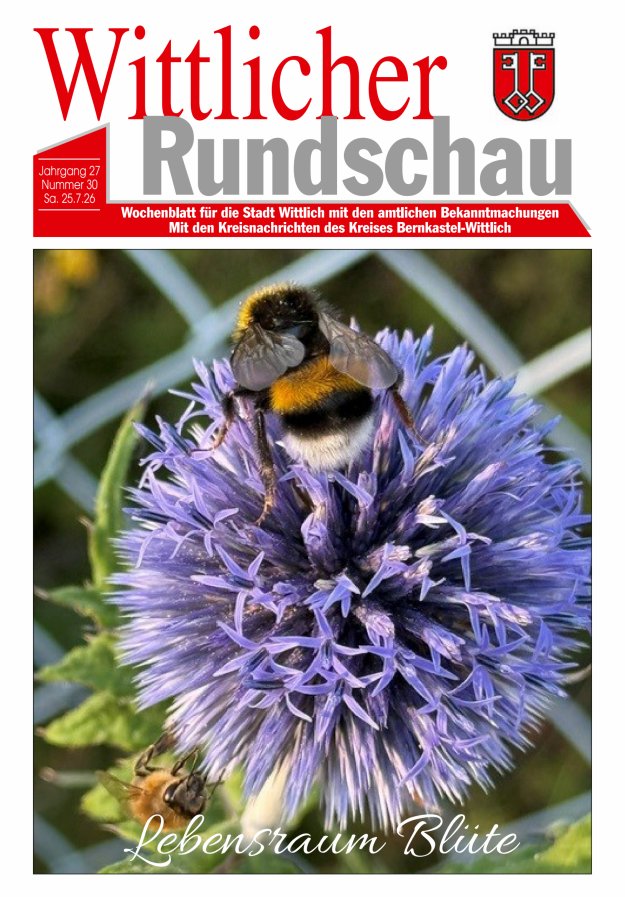 Wittlicher Rundschau Titelblatt 30/2026