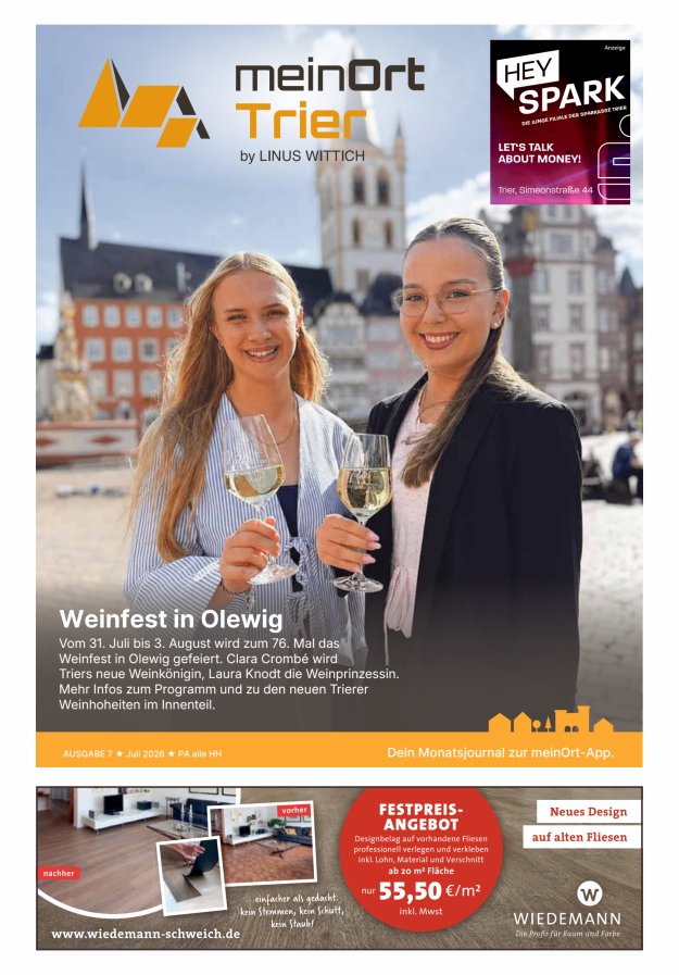 meinOrt Trier Titelblatt 07/2026