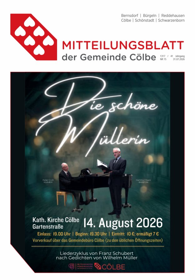 Cölbe Titelblatt 15/2026
