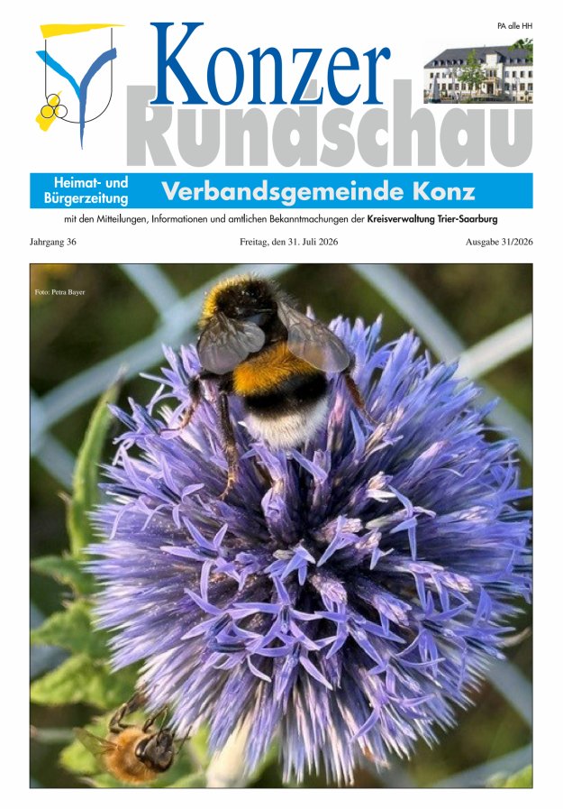 Konzer Rundschau Titelblatt 31/2026