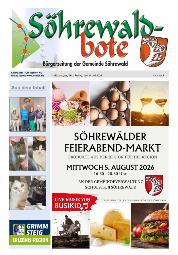 Söhrewaldbote Titelblatt 31/2026