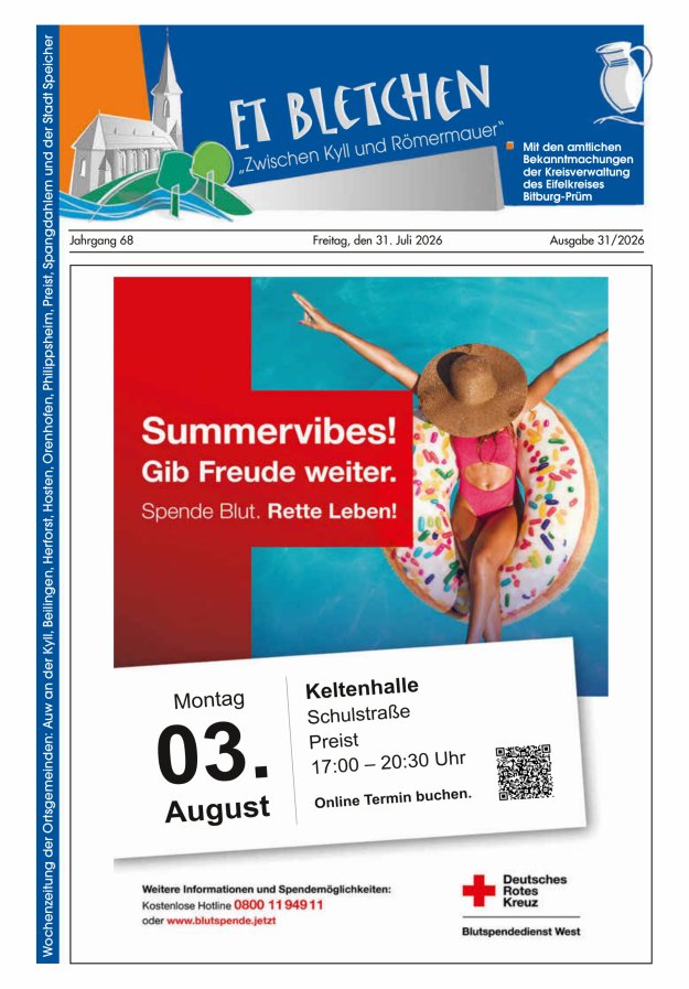 Et Bletchen VG Speicher Titelblatt 31/2026
