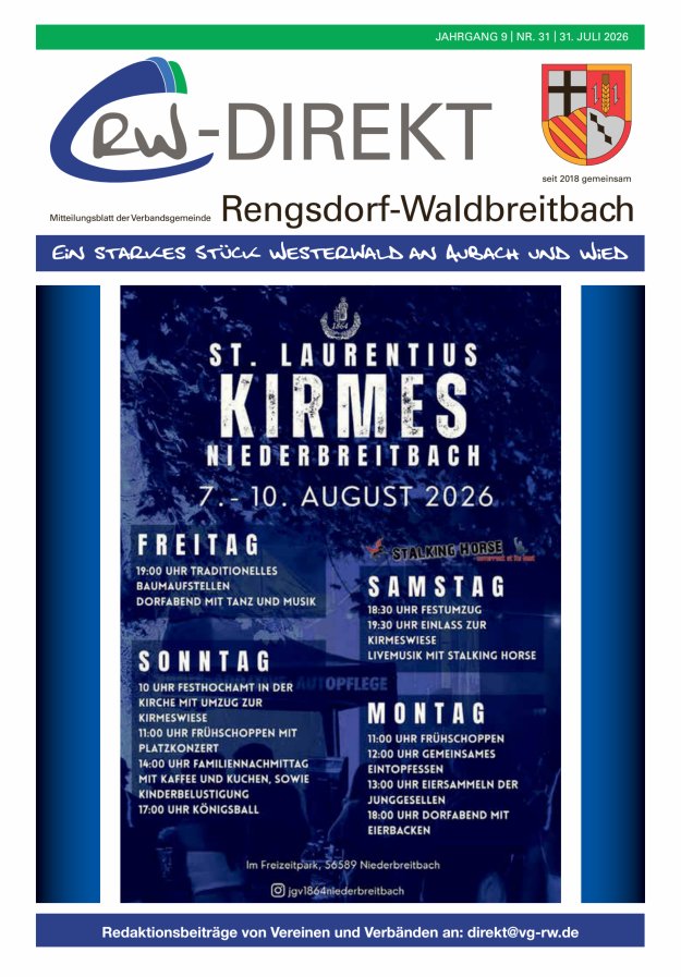 RW-Direkt Titelblatt 31/2026