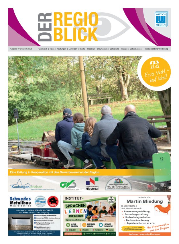 Regioblick Titelblatt 07/2026