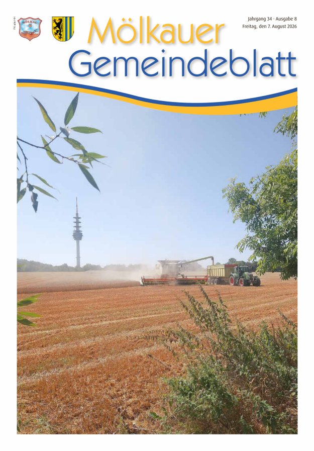 Mölkauer Gemeindeblatt Titelblatt 08/2026