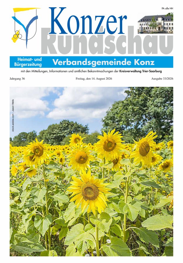 Konzer Rundschau Titelblatt 33/2026