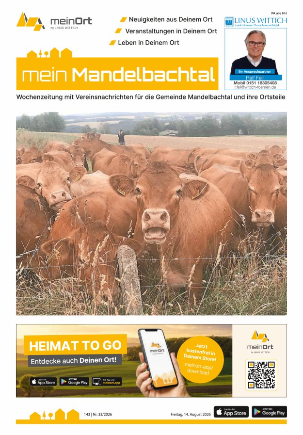 mein Mandelbachtal Titelblatt 30/2026