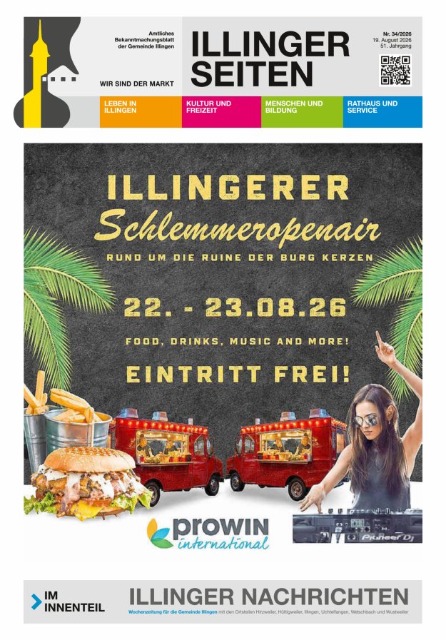 Illinger Seiten Titelblatt 34/2026