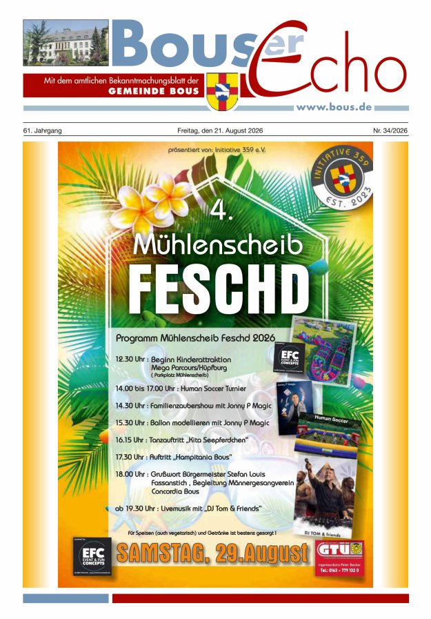 Bouser Echo Titelblatt 34/2026