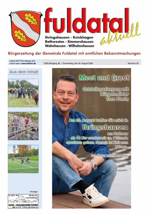 Fuldatal aktuell Titelblatt 34/2026