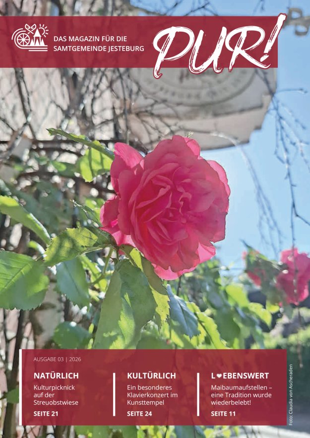 Das Magazin für die Samtgemeinde Jesteburg - PUR Titelblatt 03/2026