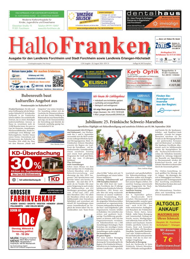 Hallo Franken Titelblatt 1230/2026