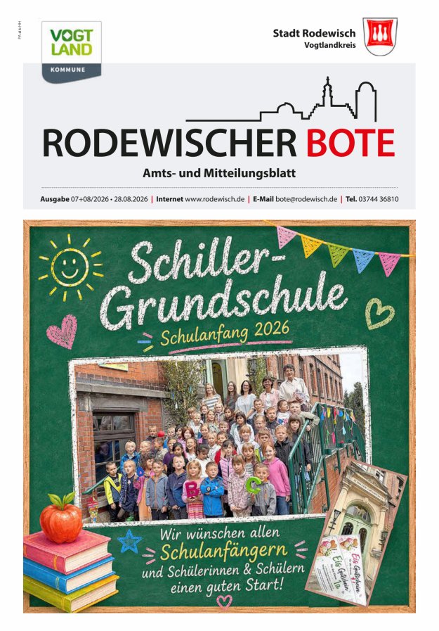 Rodewischer Bote Titelblatt 07/2026